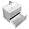 Тумба с раковиной подвесная BelBagno ПОБЕДА (VITTORIA) 70 Toros Bianco, раковина белая VITTORIA-700-2C-SO-TB-P;BB700/450-LV-MR-AST