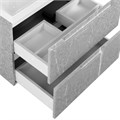 Тумба с раковиной подвесная BelBagno ПОБЕДА (VITTORIA) 70 Toros Bianco, раковина белая VITTORIA-700-2C-SO-TB-P;BB700/450-LV-MR-AST