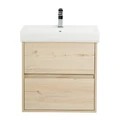 Тумба с раковиной подвесная BelBagno НЕОН (NEON) 60 Pino Bianco, раковина белая NEON-600-2C-SO-PB;19060