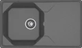 GRANFEST Мойка композит UNIQUE, GF-U-840L, чаш+кр 840*500, графит U-840L графит