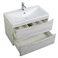 Тумба с раковиной подвесная BelBagno ИСТОЧНИК (ACQUA) 80 Rovere Vintage Bianco, раковина белая ACQUA-800-2C-SO-RVB;BB800/455-LV-MR-ALR
