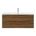 Тумба с раковиной подвесная BelBagno ИСТОЧНИК (ACQUA) 120 Rovere Rustico, раковина белая ACQUA-1200-2C-SO-RR;BB1200/455-LV-MR-ALR
