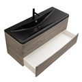 Тумба с раковиной подвесная BelBagno ИСТОЧНИК (ACQUA) 120 Pino Scania, раковина чёрная ACQUA-1200-2C-SO-PS;BB1200/455-LV-ART-ALR-NERO