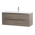 Тумба с раковиной подвесная BelBagno ИСТОЧНИК (ACQUA) 120 Pino Scania, раковина белая ACQUA-1200-2C-SO-PS;BB1200/455-LV-MR-ALR