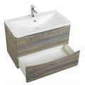 Тумба с раковиной подвесная BelBagno ИСТОЧНИК (ACQUA) 100 Pino Scania, раковина белая ACQUA-1000-2C-SO-PS;BB1000/455-LV-MR-ALR
