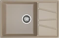 GRANFEST Мойка композит VERTEX, GF-V-780L, чаш+кр 780*500, песочный V-780L песочный