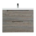 Тумба с раковиной подвесная BelBagno ПОБЕДА (VITTORIA) 80 Pino, раковина белая VITTORIA-800-2C-SO-PINO-P;BB800/450-LV-MR-AST