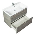 Тумба с раковиной подвесная BelBagno ПОБЕДА (VITTORIA) 80 Pino, раковина белая VITTORIA-800-2C-SO-PINO-P;BB800/450-LV-MR-AST