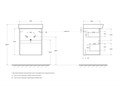 Тумба с раковиной подвесная BelBagno НЕОН (NEON) 50 Rovere Scuro, раковина белая NEON-500-2C-SO-RS;19050