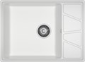 GRANFEST Мойка композит VERTEX, GF-V-680L, чаш+кр 680*500, иней V-680L иней - фото 44929