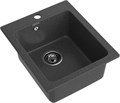 GRANFEST Мойка композит PRACTIK GF-P--505 1-чаш. 427*505 мм графит арт.GF- P-505 графит
