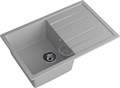 GRANFEST Мойка композит QUADRO GF-Q--780L чаша с крылом 780*500 мм серый арт.GF- Q-780L серый