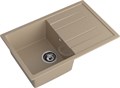 GRANFEST Мойка композит QUADRO GF-Q--780L чаша с крылом 780*500 мм песок арт.GF- Q-780L песочный