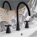 Смеситель для раковины на 3 отверстия ADAGIO 914202NM чёрный 914202NM