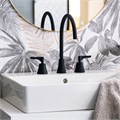 Смеситель для раковины на 3 отверстия ADAGIO 914201MLNM чёрный 914201MLNM