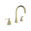 Смеситель для раковины на 3 отверстия ADAGIO 914201MLOC золото 914201MLOC