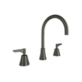Смеситель для раковины на 3 отверстия ADAGIO 914201MLGR графит 914201MLGR