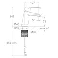Смеситель для раковины NEW FLY 570121 570121