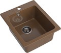 GRANFEST Мойка композит PRACTIK GF-P--505 1-чаш. 427*505 мм терракот арт.GF- P-505 терракот