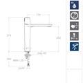 СНЯТ Смеситель для раковины чаши TZAR 341001 341001