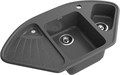 GRANFEST Мойка композит CORNER GF-C--1040E угловая 1039*560мм графит арт.GF- C-1040E графит