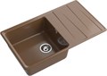 GRANFEST Мойка композит LEVEL , GF-LV-860L, чаша+крыло 860*500, терракот LV-860L терракот