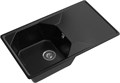 GRANFEST Мойка композит UNIQUE, GF-U-840L, чаш+кр 840*500, черный U-840L черный