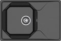 GRANFEST Мойка композит UNIQUE, GF-U-740L, чаш+кр 740*500, черный U-740L черный - фото 45193