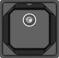 GRANFEST Мойка композит UNIQUE, GF-U-500, 1-чаша 500*500, черный U-500 черный - фото 45223