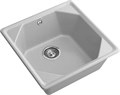 GRANFEST Мойка композит UNIQUE, GF-U-500, 1-чаша 500*500, серый U-500 серый