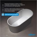 Акриловая ванна ABBER AB9209MB черная матовая AB9209MB