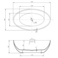 Акриловая ванна ABBER AB9249-1.6 белая AB9249-1.6
