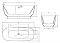 Акриловая ванна ABBER AB9260 белая AB9260
