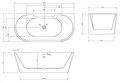 Акриловая ванна ABBER AB9296-1.5 белая AB9296-1.5