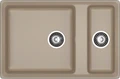 GRANFEST Мойка композит LEVEL, GF-LV-760K, 1.5-чаши 760*500, песочный LV-760K песочный