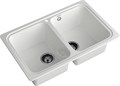GRANFEST Мойка композит STANDART GF-S--780K 2 чаши 780*510 мм иней арт.GF- S-780K иней