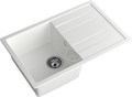 GRANFEST Мойка композит QUADRO GF-Q--780L чаша с крылом 780*500 мм иней арт.GF- Q-780L иней