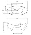 Акриловая ванна ABBER AB9333 белая AB9333