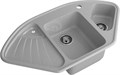 GRANFEST Мойка композит CORNER GF-C--1040E угловая 1039*560мм серый арт.GF- C-1040E серый