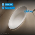 Ванна из искусственного камня ABBER Stein AS9627 белая матовая AS9627