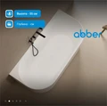 Ванна из искусственного камня ABBER Stein AS9630 белая матовая AS9630