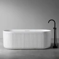 Ванна из искусственного камня ABBER Stuttgart AM9925 белая матовая AM9925