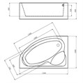 Акриловая ванна Gemy G9009 B L G9009 B L