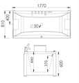 Акриловая ванна Gemy G9076 B G9076 B