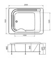 Акриловая ванна Gemy G9265 K G9265 K