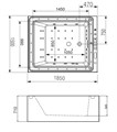 Акриловая ванна Gemy G9268 K G9268 K