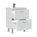 Тумба Свон/Swan 60, напольная, 2 ящ., бланж (под раковину 9898-60), VOLNA tnSWAN60.2Y-43