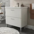 Тумба Свон/Swan 80, напольная, 2 ящ., бланж (под раковину 9898-80), VOLNA tnSWAN80.2Y-43