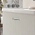 Тумба Свон/Swan 80, напольная, 2 ящ., бланж (под раковину 9898-80), VOLNA tnSWAN80.2Y-43