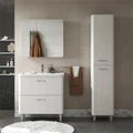 Тумба Свон/Swan 80, напольная, 2 ящ., бланж (под раковину 9898-80), VOLNA tnSWAN80.2Y-43